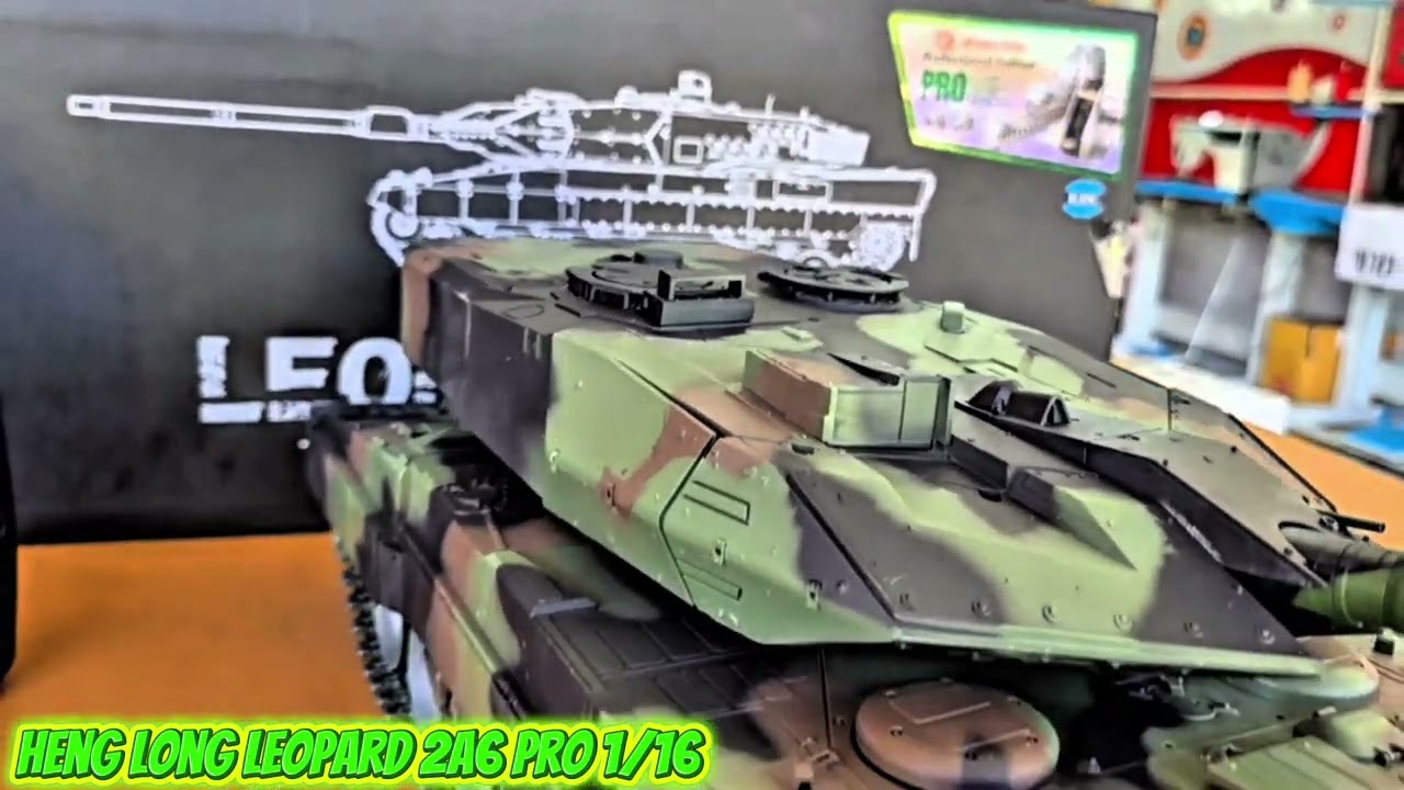 Heng Long Leopard 2A6 สเกลสมจริง พ่นควันได้ ป้อมปืนหมุน360องศา สนใจสินค้าติดต่อ 0991319898 คิงทอยส์