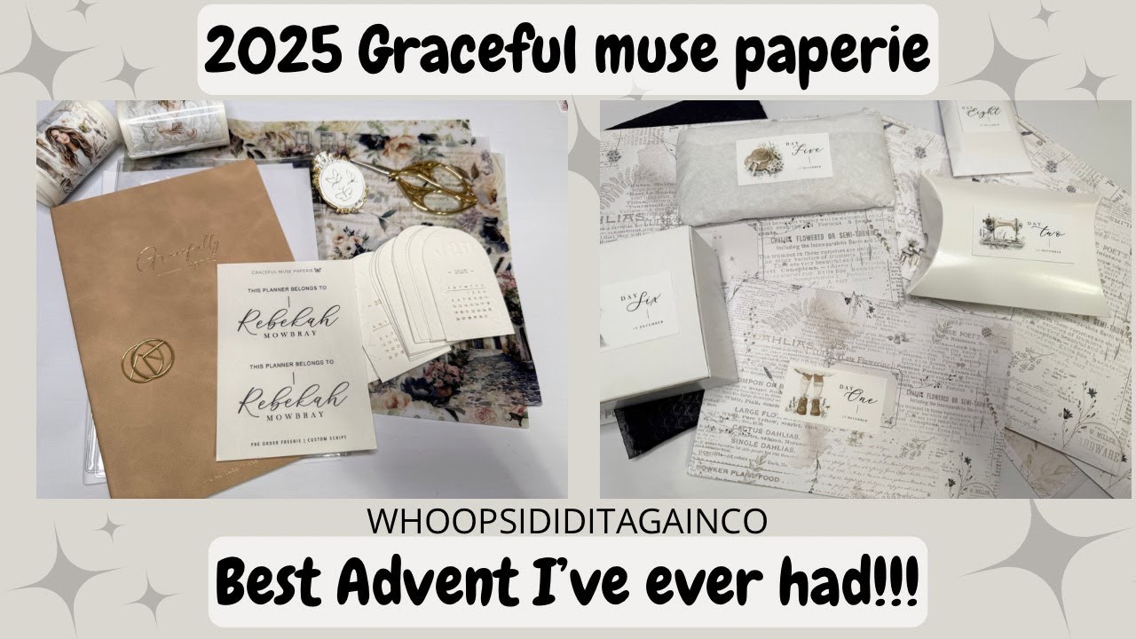 Graceful Muse Paperie 2025 advent