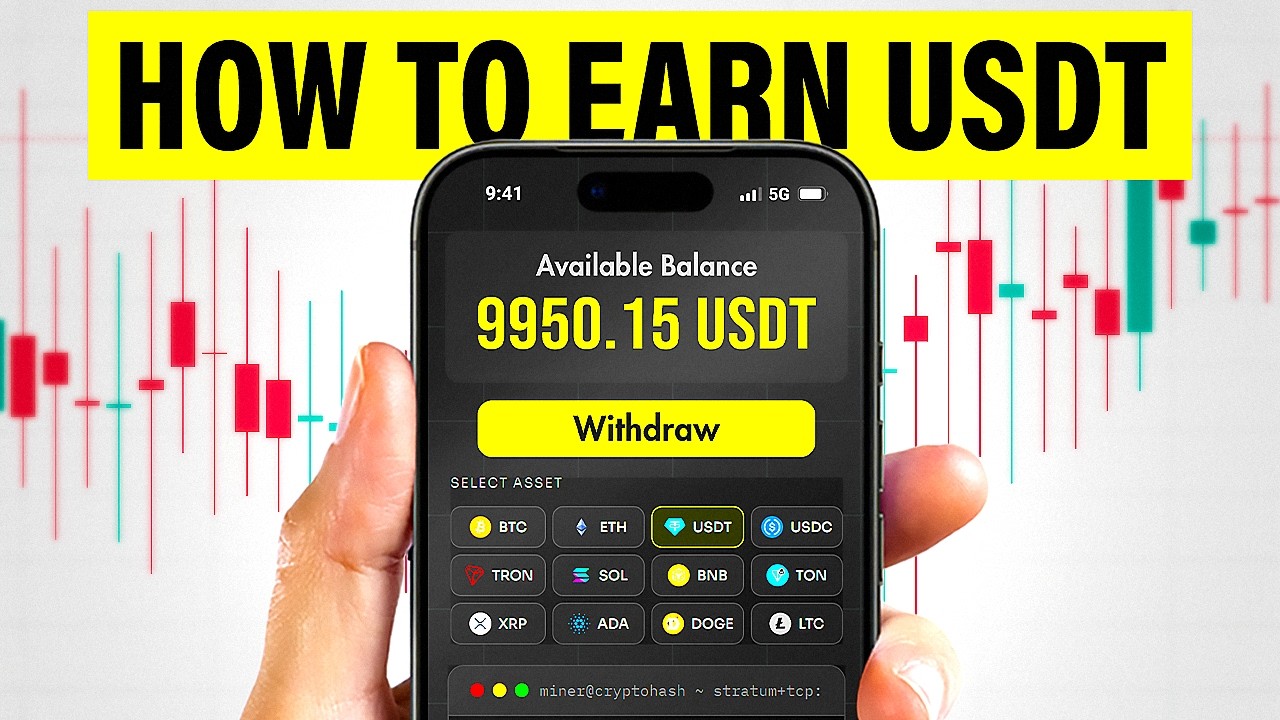 How To Earn USDT (Tether) With Cloud Mining | Beginner Crypto Guide