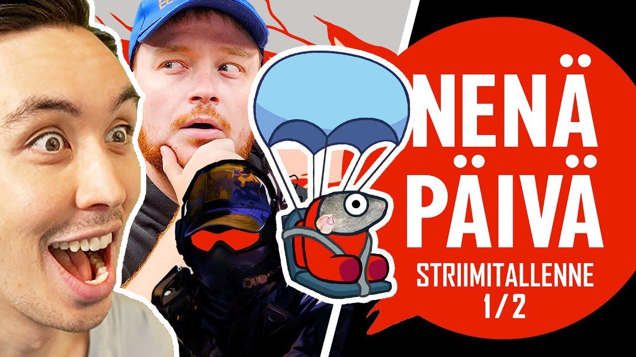 Among Us, CS2, Gartic Phone, PUBG w/ @eeddspeaks @LaeppaVika @TINKETINKE | NEN&Auml;P&Auml;IV&Auml;-STRIIMI 1/2