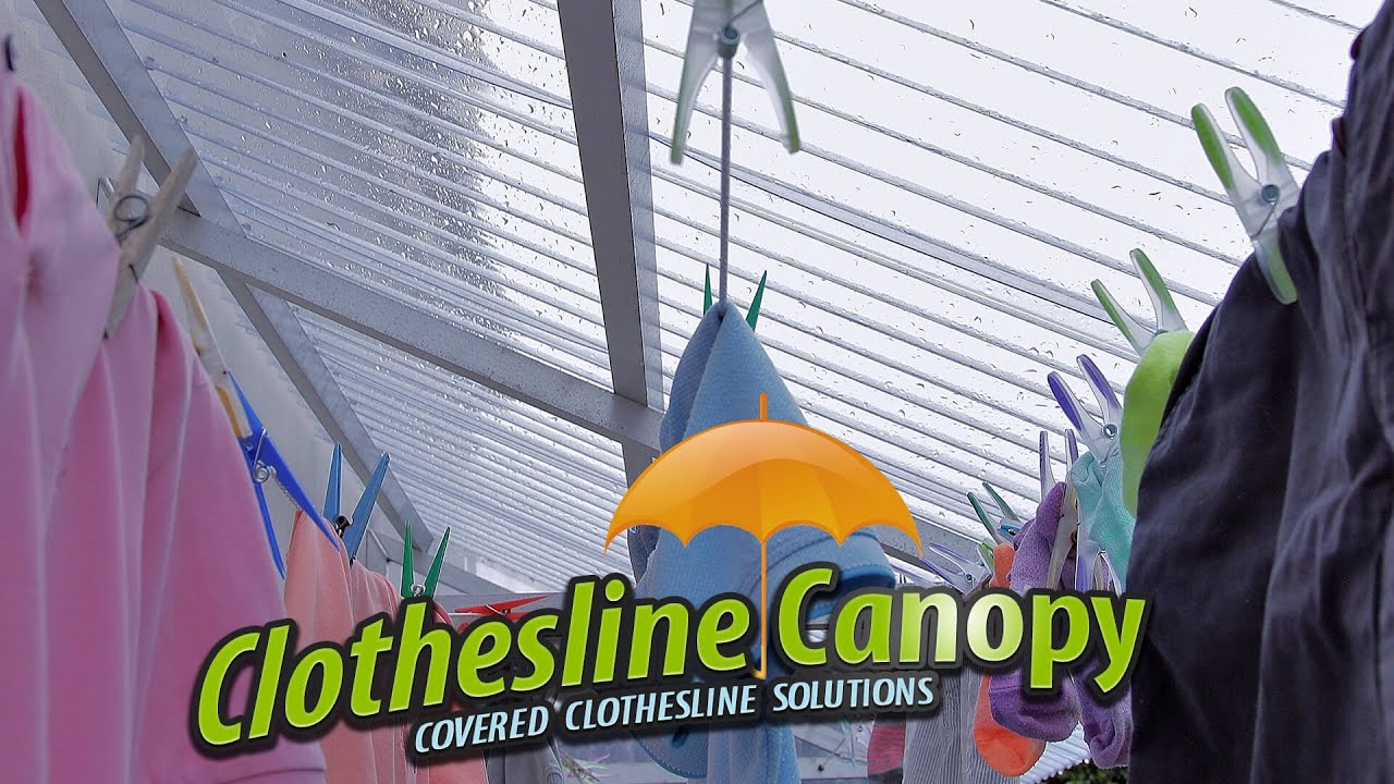 Flatpack covered clothesline - Benefits of drying clothes outside