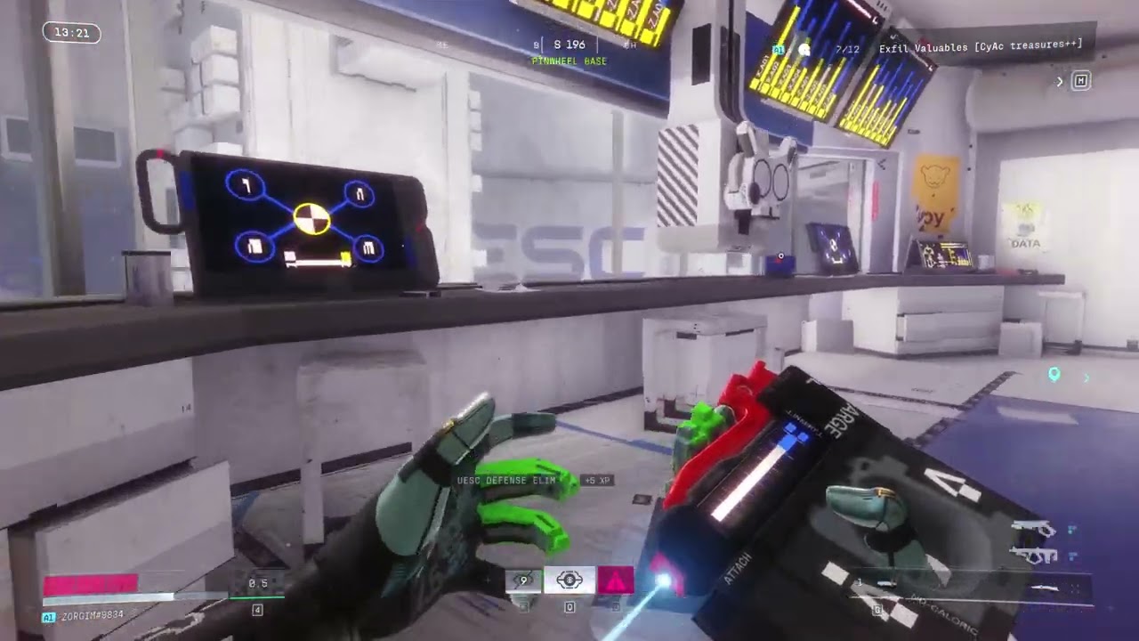 Marathon Outpost stealth PvE run (looting Pinwheel)