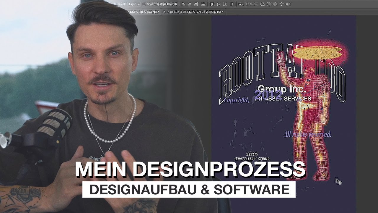 SO BAU ICH MEINE T-SHIRT DESIGNS. Meine Software & Designaufbau - Teil 2