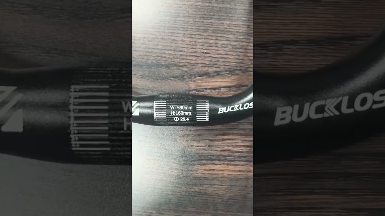 BUCKLOS 25.4mm High Rise Handlebar 