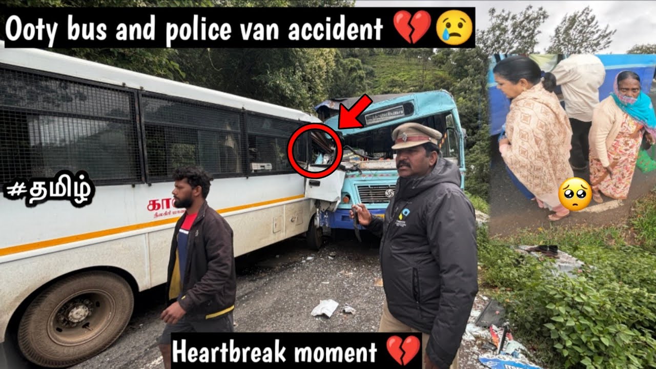 😰Ooty bus accident |manjur to ooty road| big accident was skipped 💔|ooty Last village|
