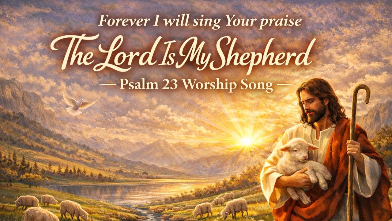 The Lord Is My Shepherd | Psalm 23 Worship Song | Peaceful Christian Music & Prayer