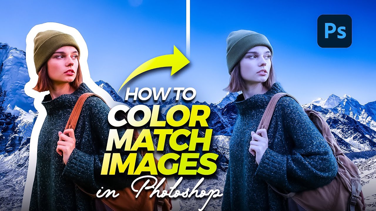 Как подобрать цвета изображений в Photoshop (БЫСТРЫЙ И ПРОСТОЙ МЕТОД)