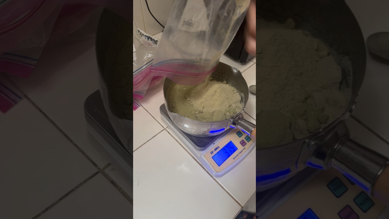Mixing ice o lator hash strains for cooking #food #satisfying #delicious