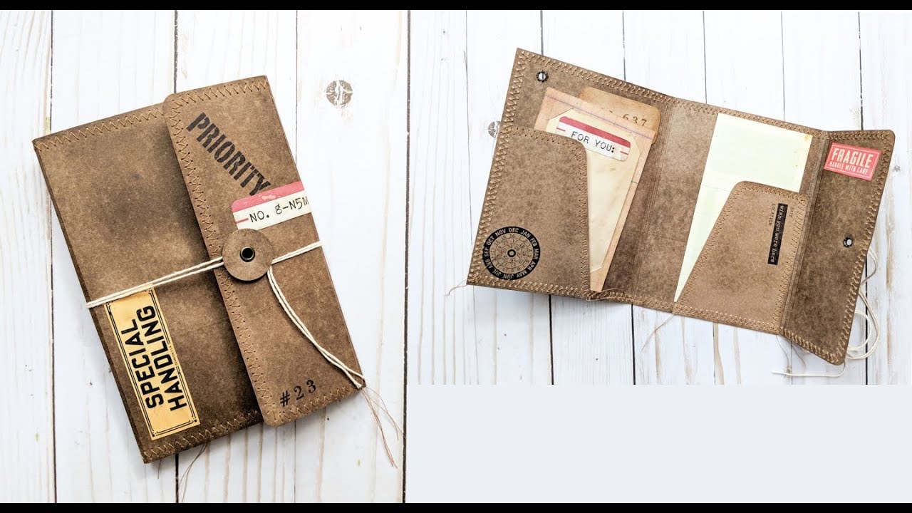 Mini Office Folio - DIY Tutorial - Nik the Booksmith