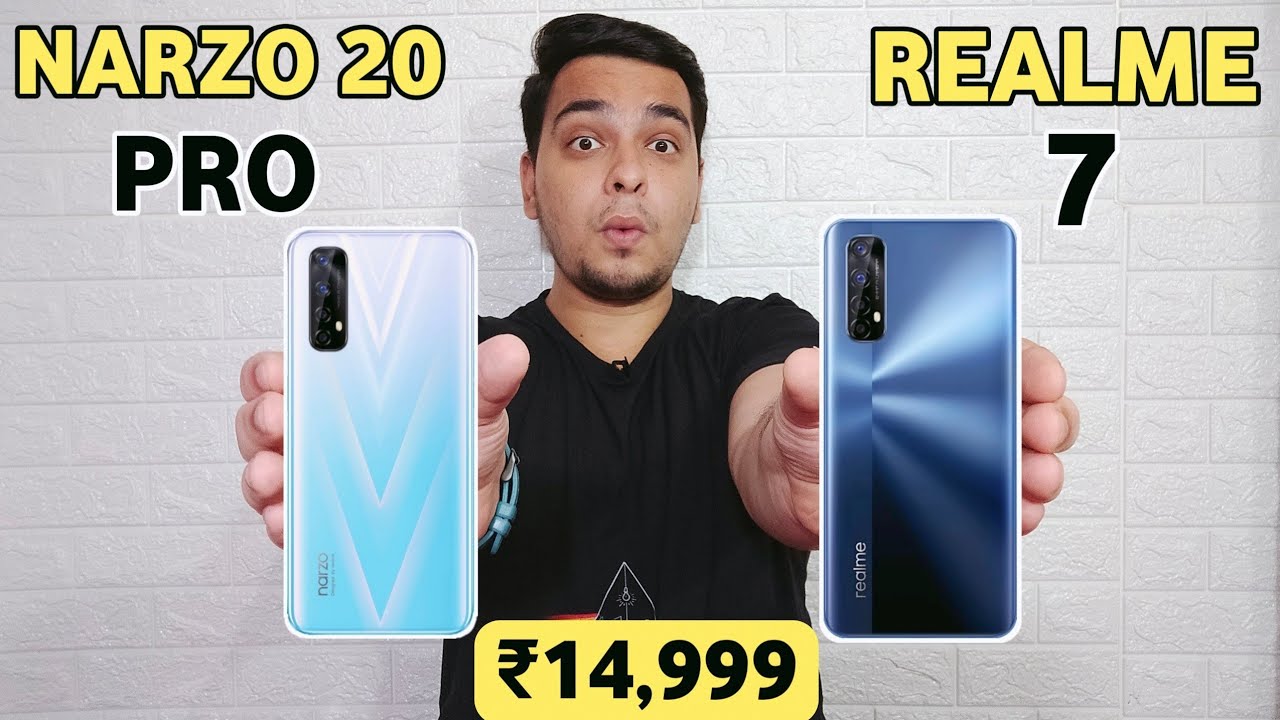 Realme Narzo 20 Pro Vs Realme 7 Comparison | Best Smartphone Under 15000| Realme 7 Vs Narzo 20 Pro 🔥