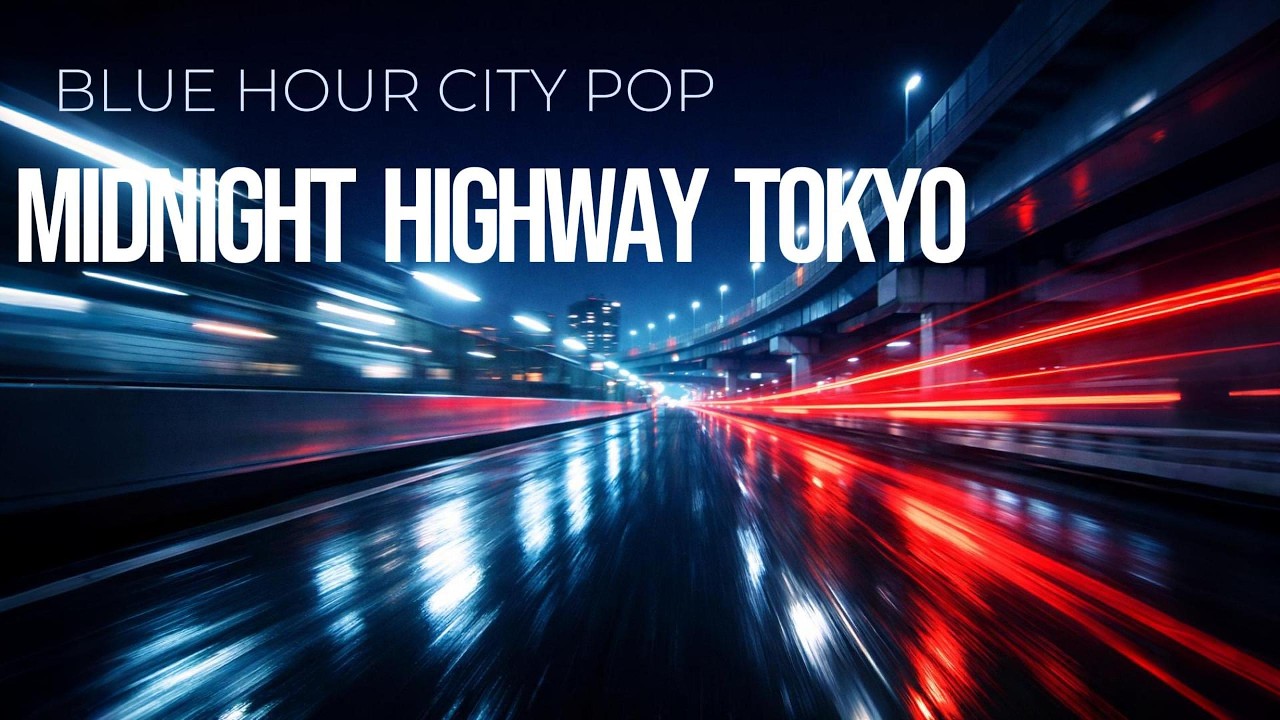 MIDNIGHT HIGHWAY TOKYO | 1 Hour Retro Synthpop Night Drive Mix | Blue Hour City Pop