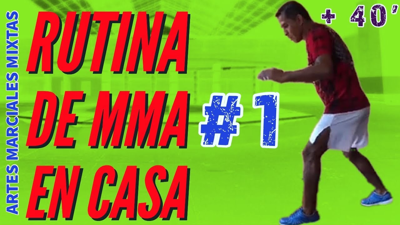 Entrenamiento de MMA en casa 📆 Semana 1 / Dia 1 🏆 Como entrenar MMA en casa 🔴 Rutina de MMA #1