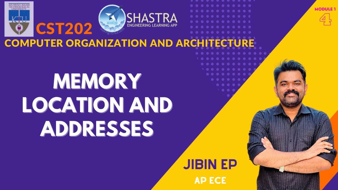Memory Locations & Addresses | Memory Operation | Computer  Organization and Architecture|CST202|KTU