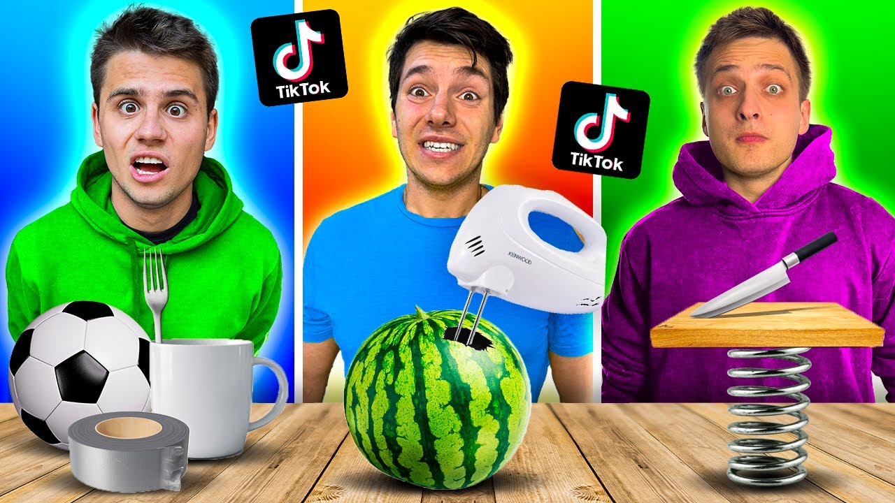 ODTWARZAMY LIFEHACKI Z TIKTOKA BEZ OGLĄDANIA!