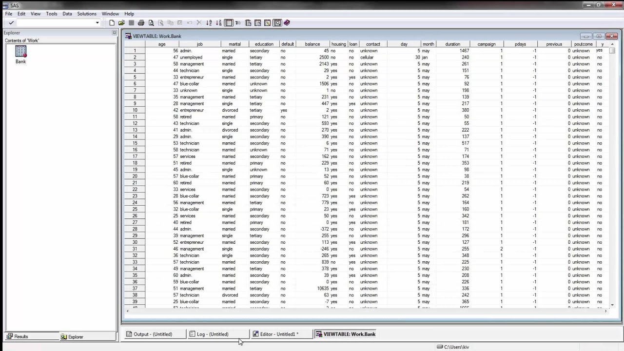 SAS Statistics - Logistic Regression (Module 04)