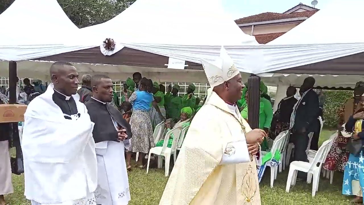 BISHOP WALLACE NG'ANG'A AND PRIEST PROCESSION 🥰/MILITARY BISHOP 