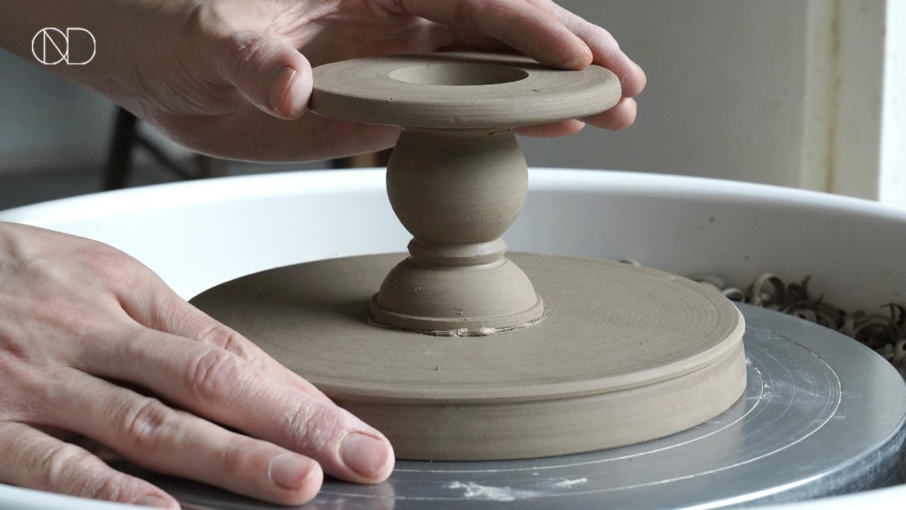 물레로 만드는 도자기 케이크 스탠드 : Making a Ceramic Cake stand [ONDO STUDIO]