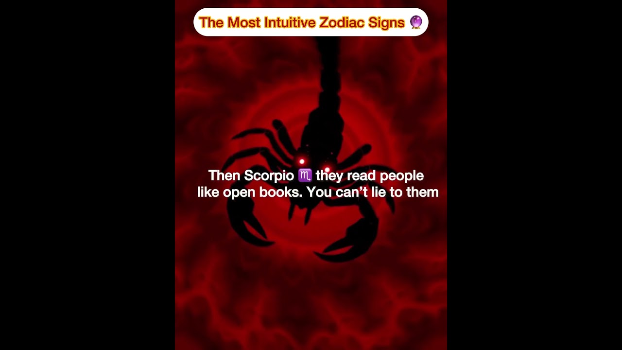 The Most Intuitive Zodiac Signs 🔮 #ZodiacSigns #IntuitiveSigns #SpiritualZodiac #astrologytalk