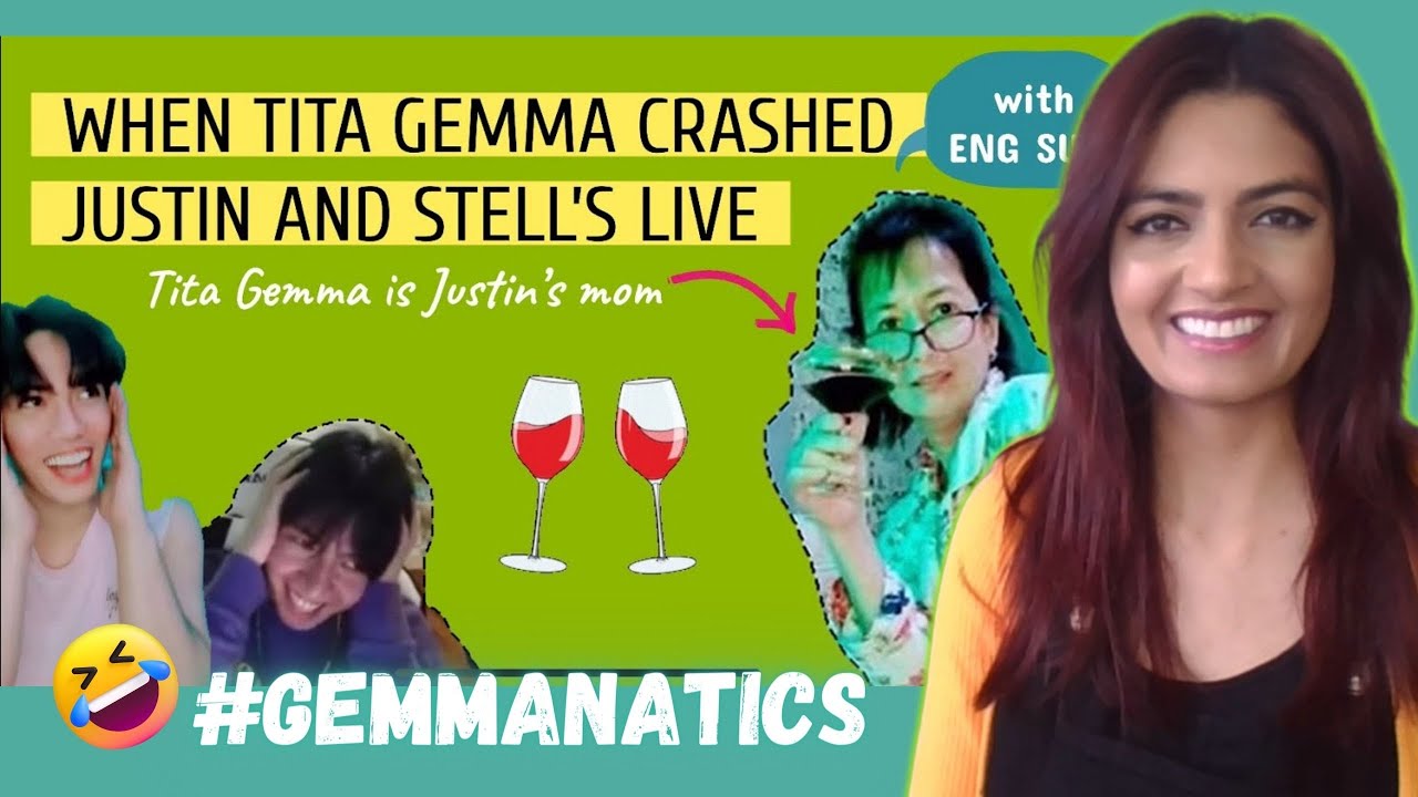 When Tita Gemma crashed Justin and Stell’s live!!! You are looking at a newly recruited #gemmanatics