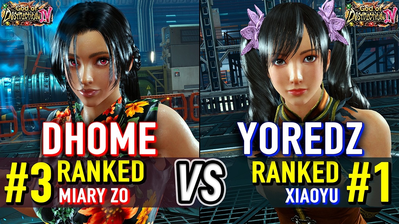 T8 🔥 DHOME50HBK (#3 Ranked Miary Zo) vs YOREDZ (#1 Ranked Xiaoyu) 🔥 Tekken 8 High Level Gameplay