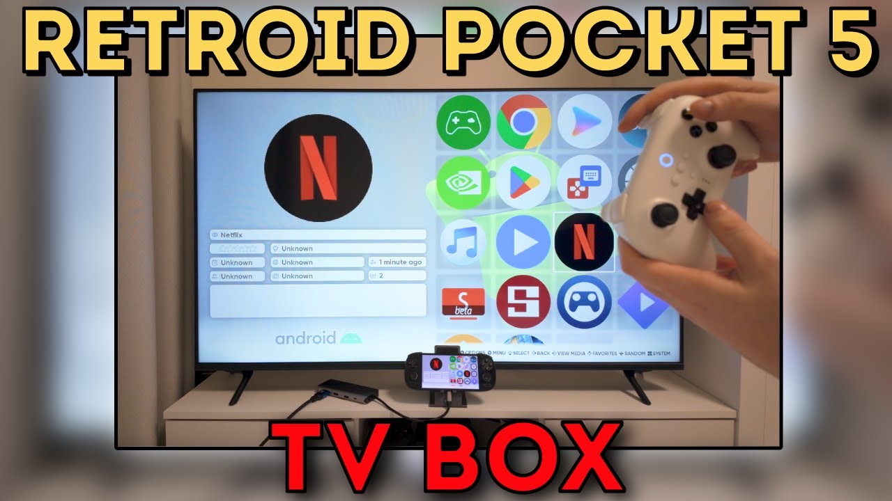 Retroid Pocket 5 as a Home Media Console + Launcher Comparison