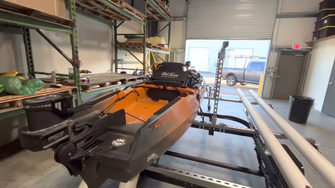 Kayak trailer DIY complete.  Built it for about $500.