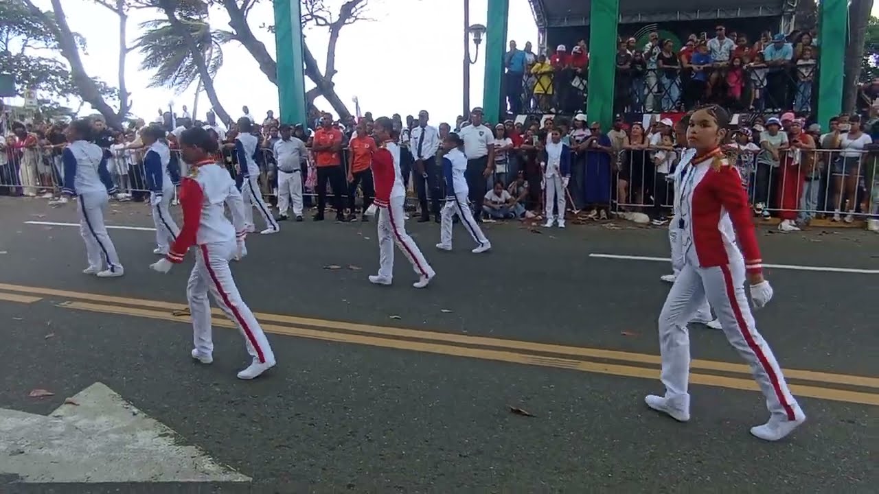 Independecia 182 Años Desfile  Politecnico Toribio Puerto Plata Republica Dominican 