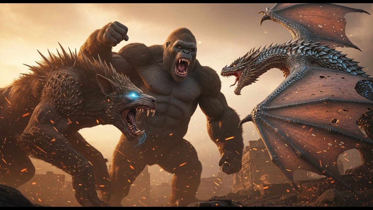 Kong vs Godzilla: Trận chiến cuối cùng phá tan thành phố!