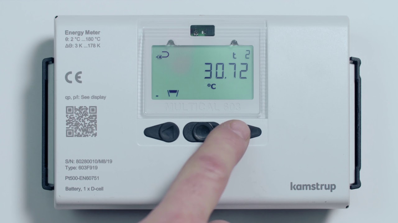 EON Fjernvarmemåler 3 knapper
