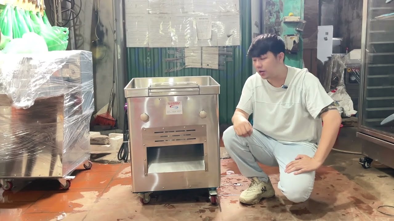 Máy thái thịt khổ lớn – Thái thịt tảng, thịt kho, thịt luộc cực nhanh & đẹp lát!