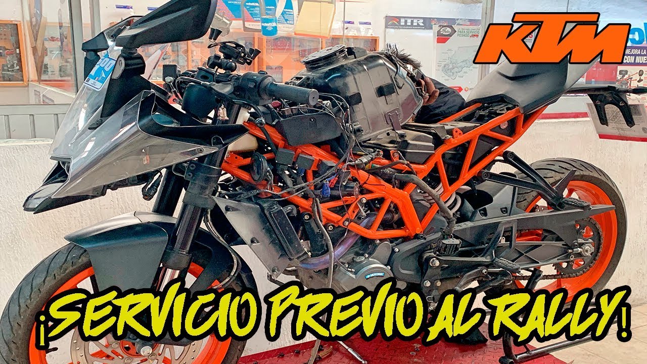 Servicio a fondo a la KTM RC200 previo al Rally