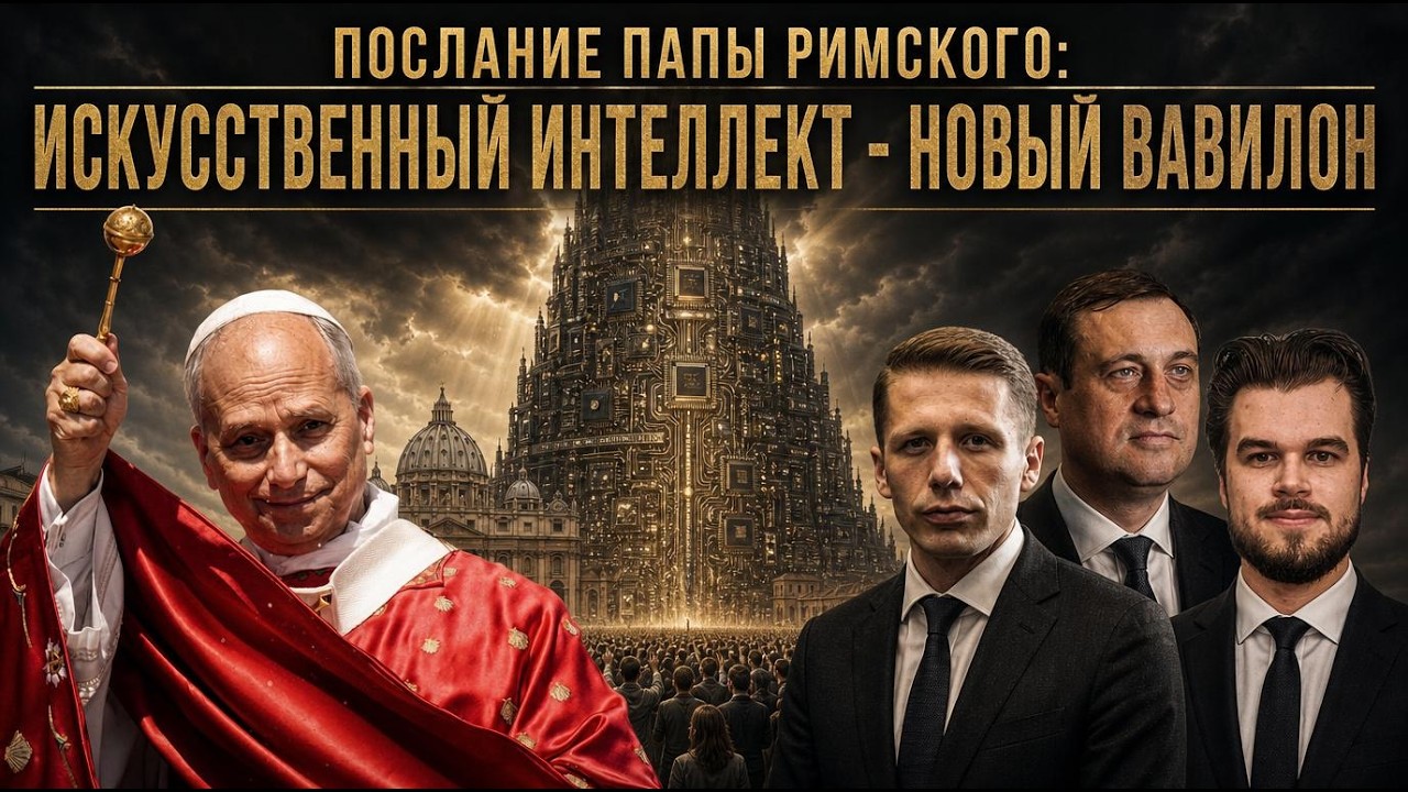 Цифровая Вавилонская башня. Энциклика Папы об ИИ. Ватикан обеспокоен. Дубов, Ксенич, Вигиринский