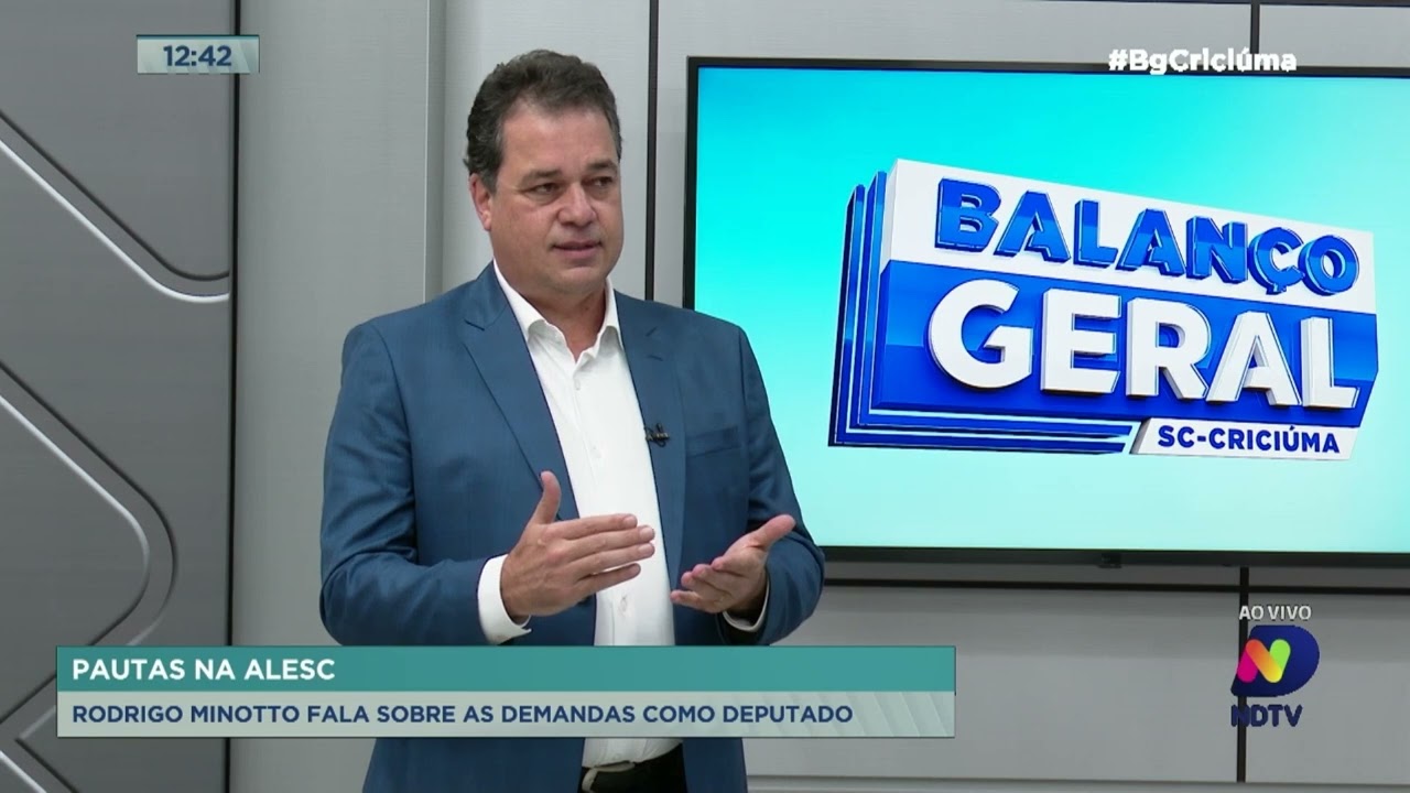 Pautas na Alesc: Rodrigo Minotto fala sobre as demandas para regi&atilde;o na Assembl&eacute;ias Legislativa de SC