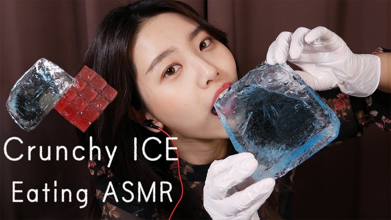 Хрустящий ICE [Употребление ASMR]
