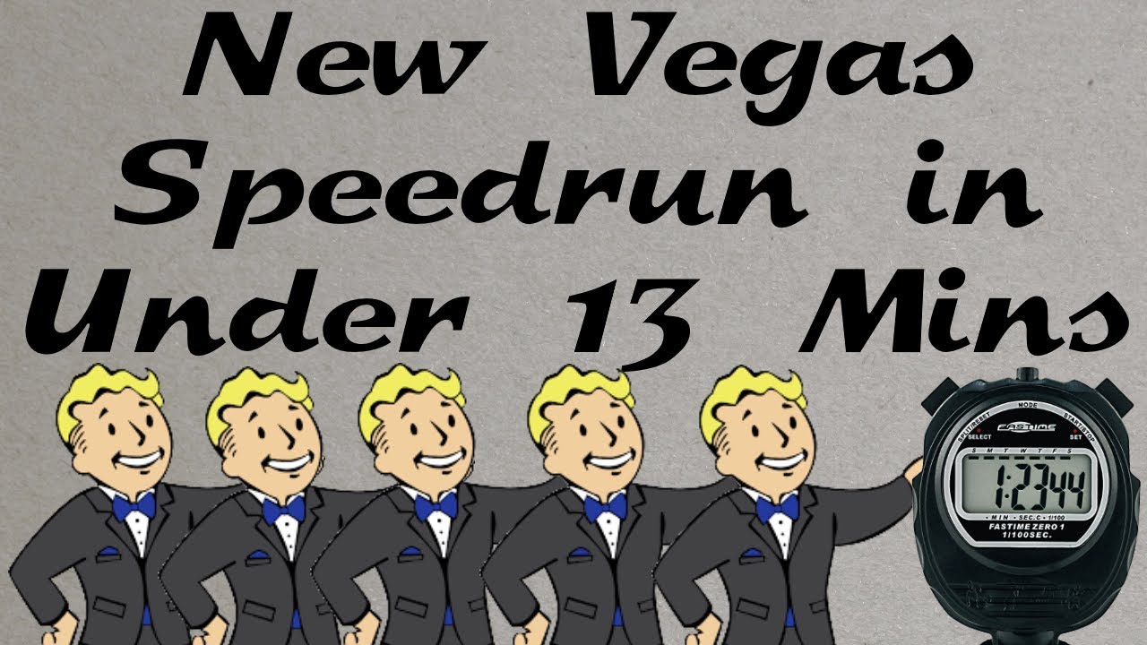 Fallout: New Vegas пройден менее чем за 13 минут (ОБЪЯСНЕНИЕ СКОРОСТИ - Любой %)