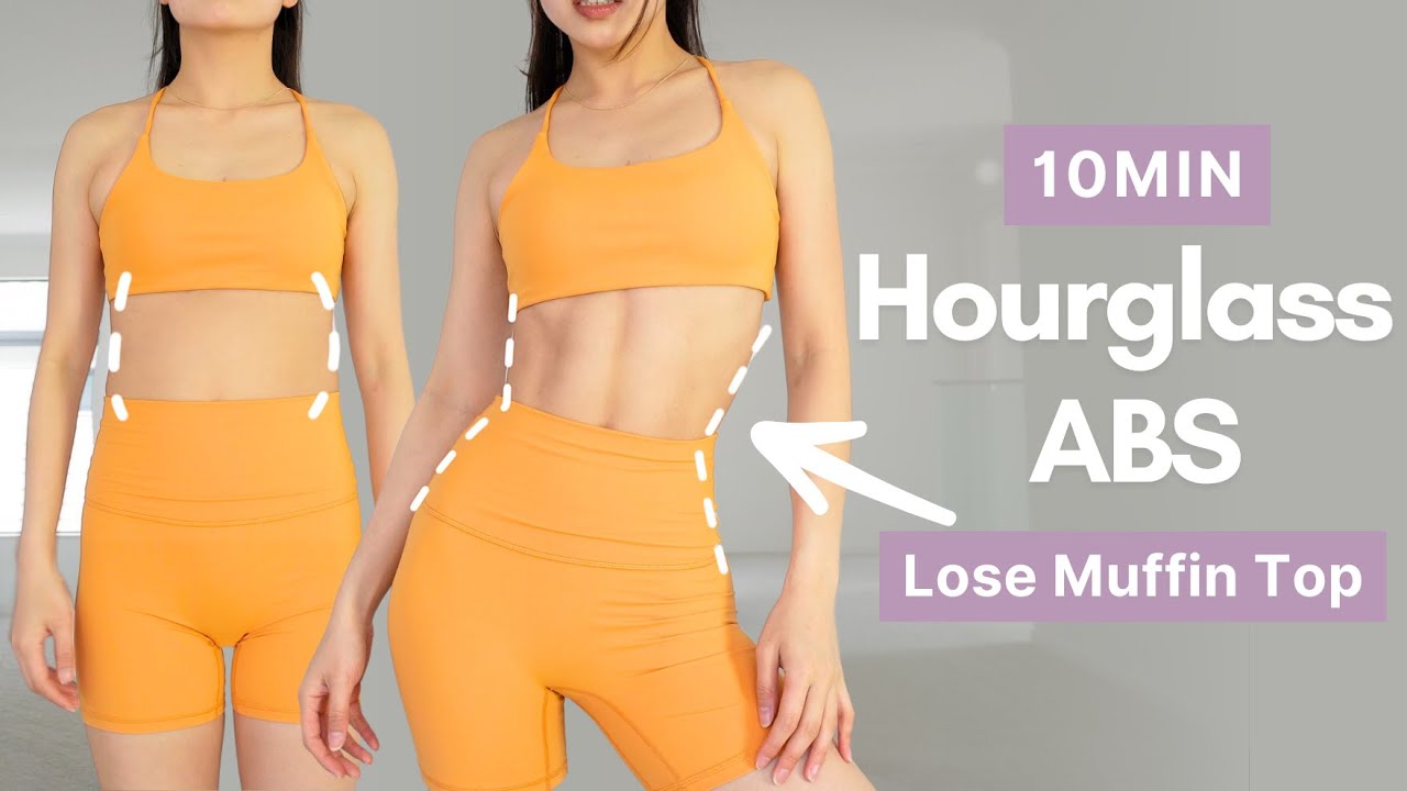10min Hourglass Abs workout **Repeat this to chinch waist FAST & EFFECTIVE like magic✨(100% Result)