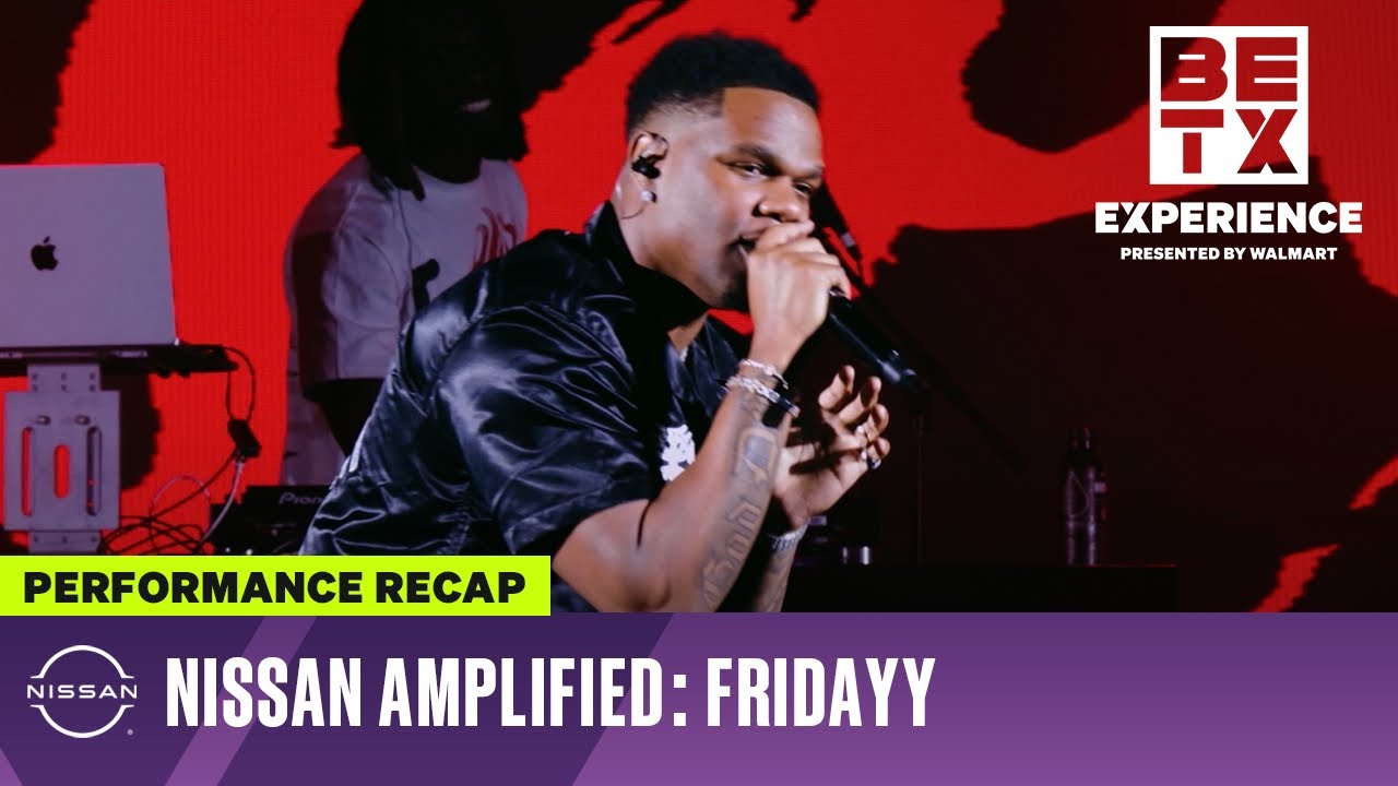 Fridayy Delivers The Melodies For Us On The BET Experience Nissan Amplified Stage!