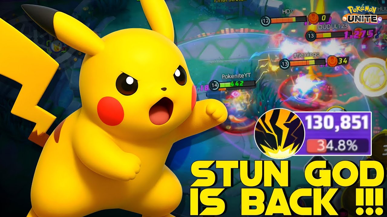 PIKACHU IS STILL INSANELY OVERPOWERED IN POKEMON UNITE 😎 | POKENITE BUNNY