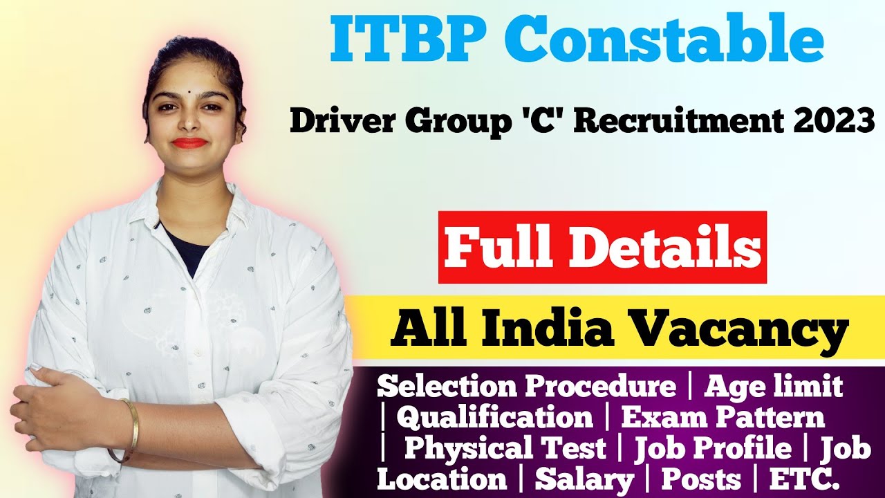 ITBP DRIVER RECRUITMENT 2023 | FORM FILL UP, AGE RELAXATION, CUT OFF ITBP DRIVER VACANCY 2023