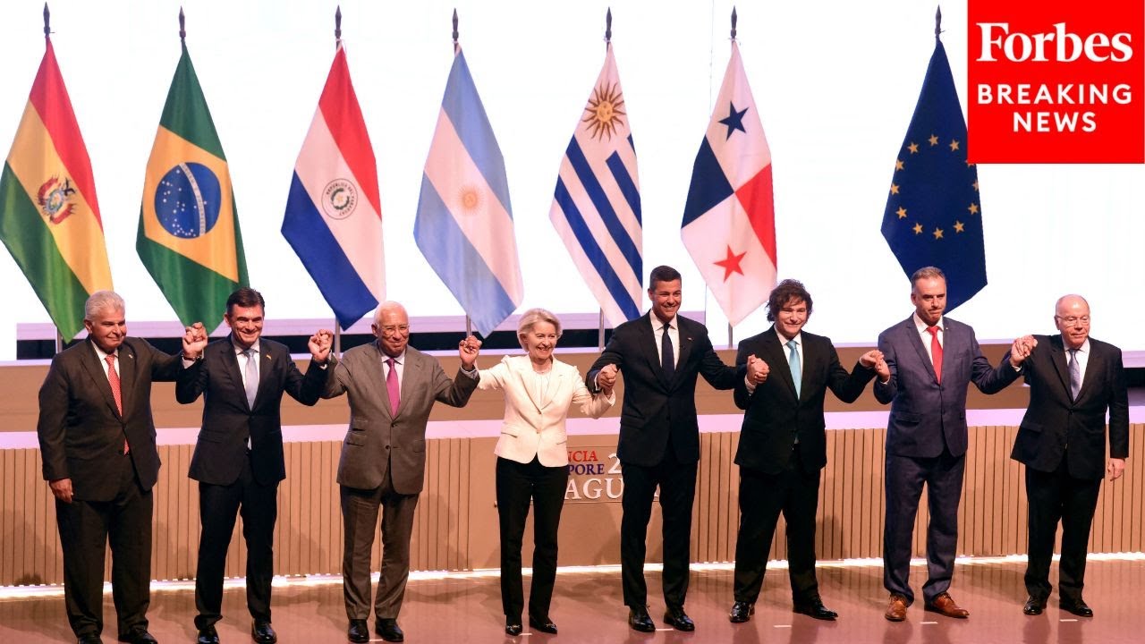 BREAKING: South America's Mercosur And EU Sign Free Trade Agreement After 25 Years Of Talks