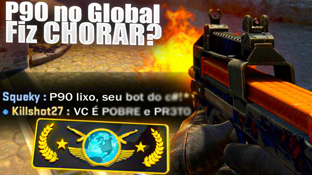 Esse é o PODER da P90 no Global, briguei FEIO com o RACISTA TÓXICO do meu TIME.