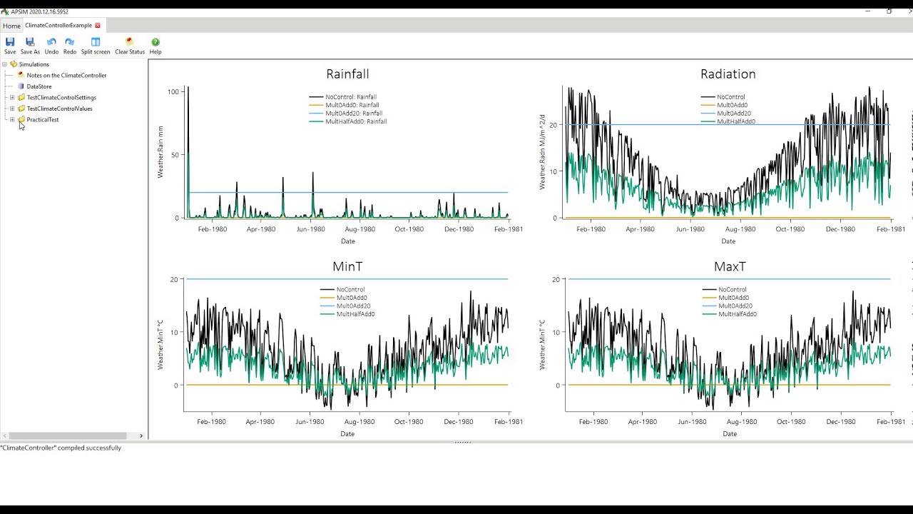 Climate change in APSIM Next Generation (climate controller)