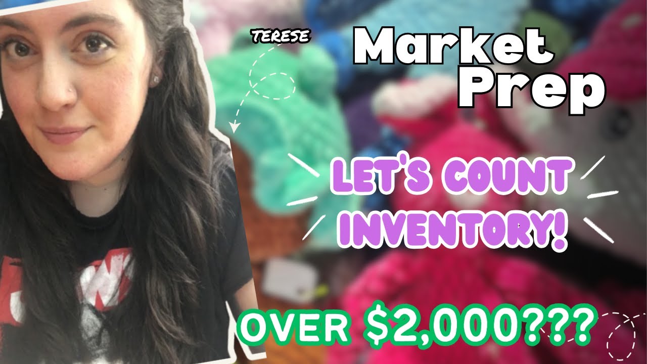 Sorting through my ENTIRE Crochet market inventory 2026!