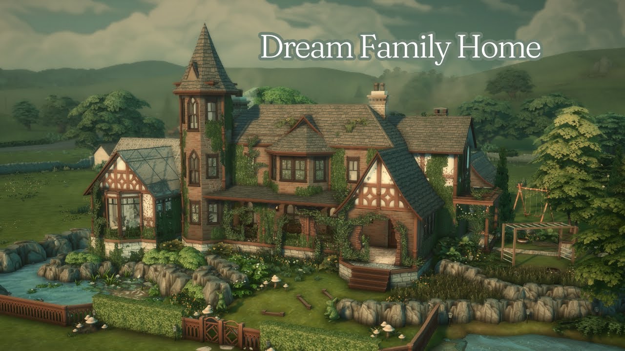 Building a Viewer's Dream Home in the Sims 4 (The Sims 4 SpeedBuild No CC)
