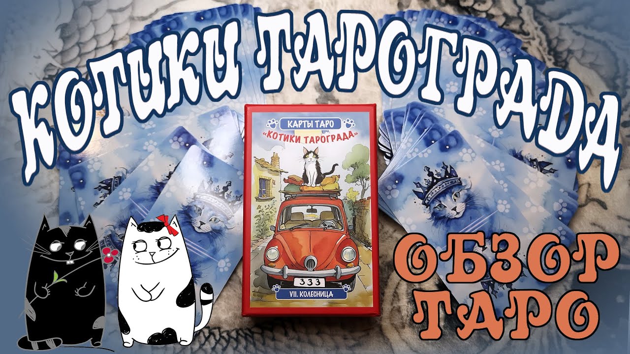 Новинка Таро Котики Тарограда - обзор колоды