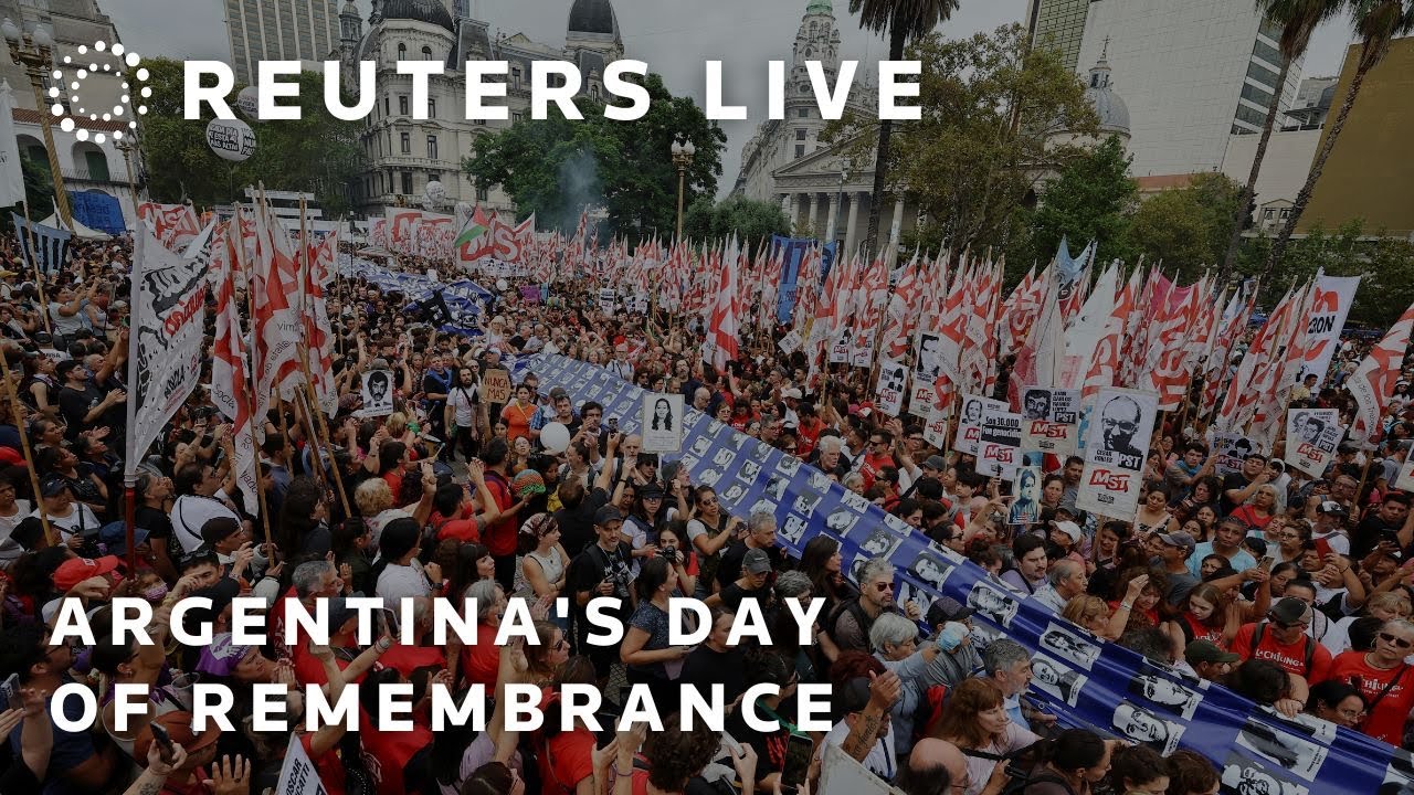 LIVE: March in Buenos Aires for Argentina's Day of Remembrance