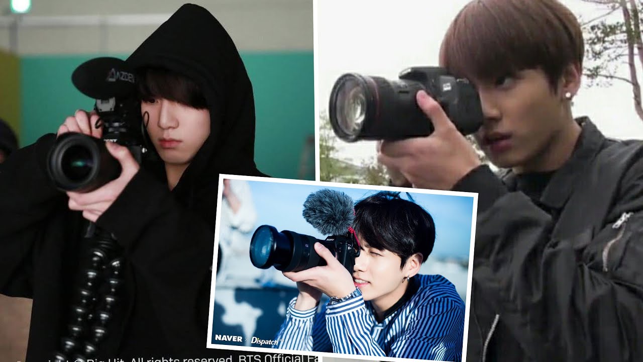 BTS JUNGKOOK BEING A CAMERAMAN
