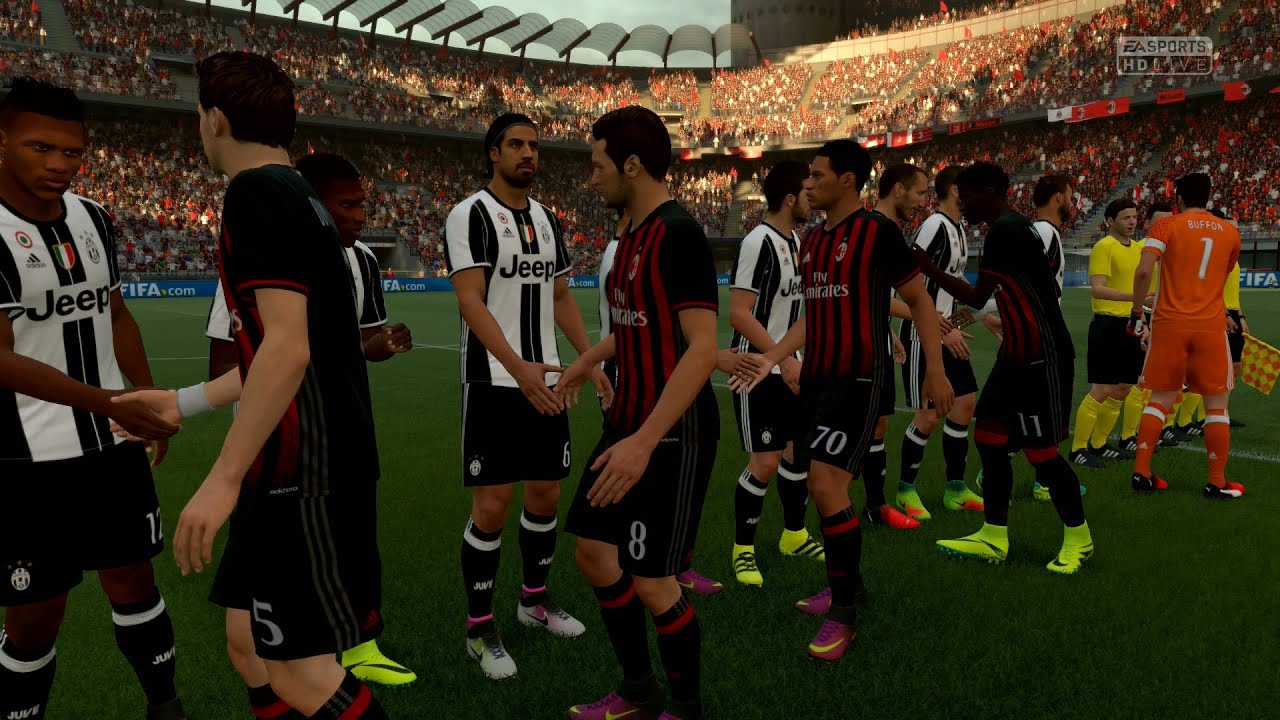 FIFA 17 | AC Milan vs Juventus F.C. - Full Gameplay (PS4/Xbox One)