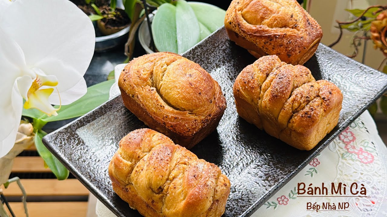 BÁNH MÌ CÀ PHÊ - Biến Tấu Từ Bánh Mì Bơ Pháp , Ngon Tuyệt