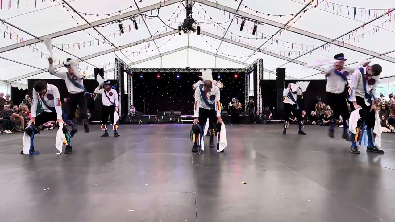 Great Western dance at the Morris party at the Shrewsbury Folk Festival August 2024